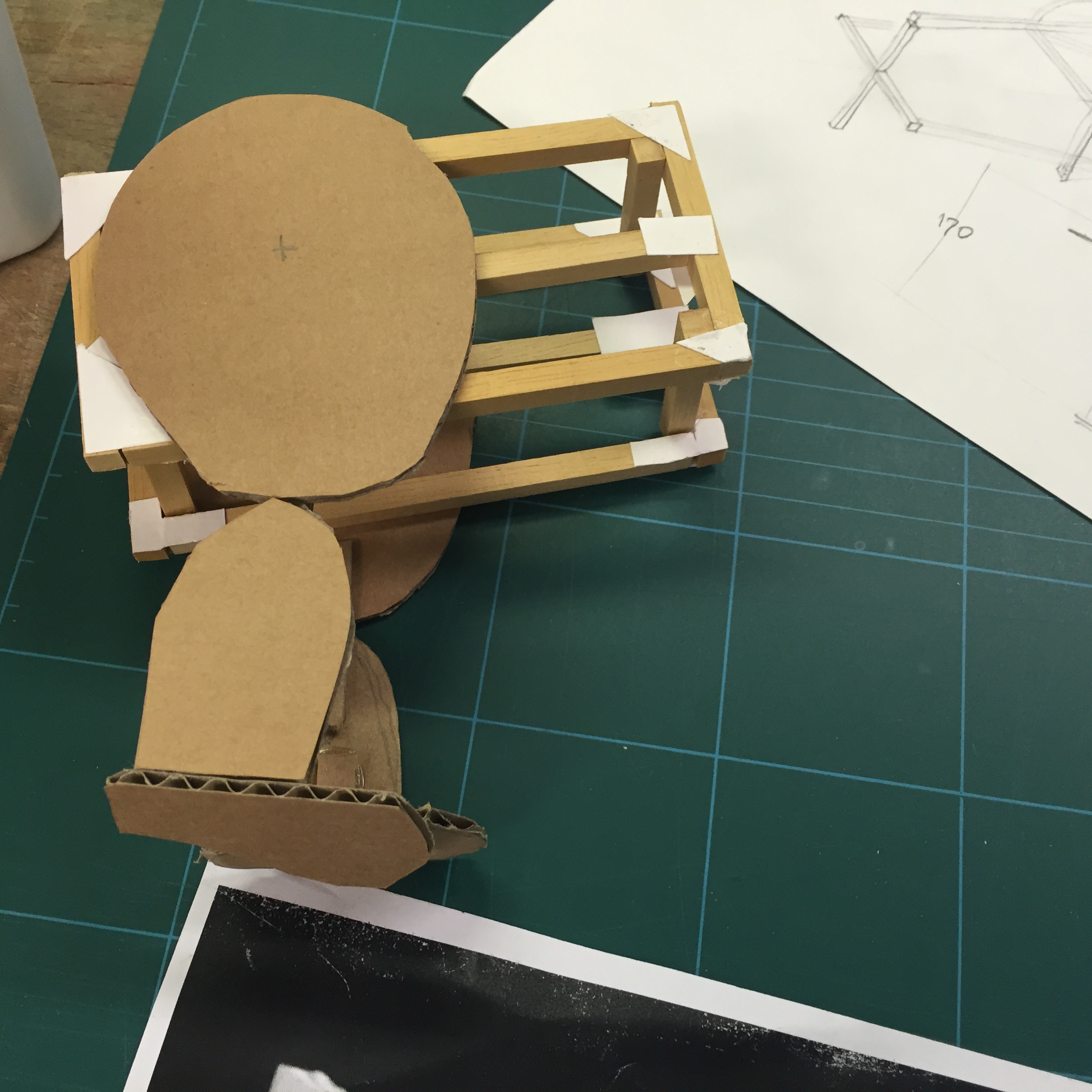 Making the Jabberwocky for the Prep School Production of Alice